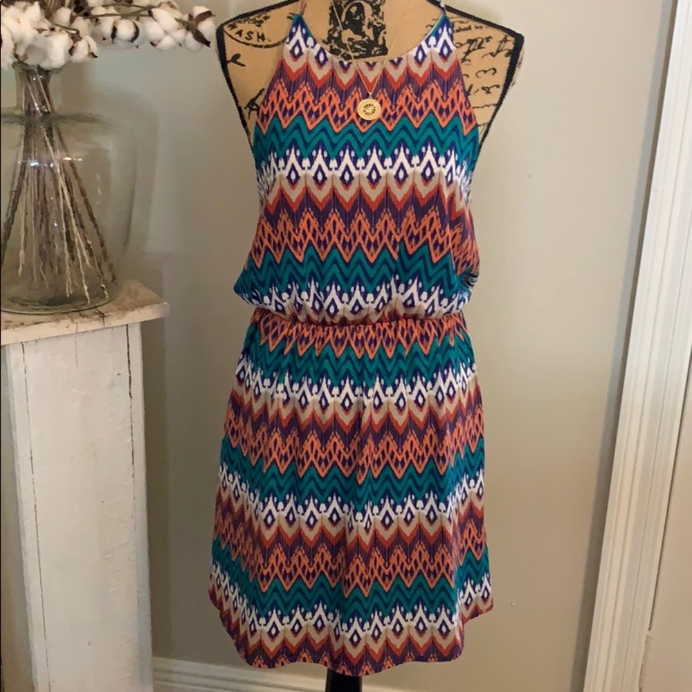 Aztec dress.